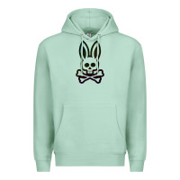 Seafoam psychedelic bunny easter day, qsycho bunnies, easter 2022 Premium Hoodie - linhVisuals