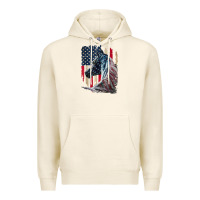Tofu patriotic horse american flag   horse vintage Premium Hoodie - linhVisuals