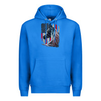 True Royal patriotic horse american flag   horse vintage Premium Hoodie - linhVisuals