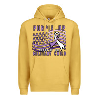 Antique Gold purple up month of the military child Premium Hoodie - linhVisuals