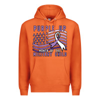 Carrot purple up month of the military child Premium Hoodie - linhVisuals
