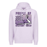 Lilac purple up month of the military child Premium Hoodie - linhVisuals