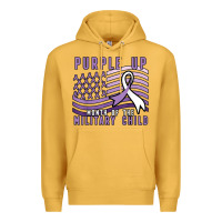 Mustard purple up month of the military child Premium Hoodie - linhVisuals