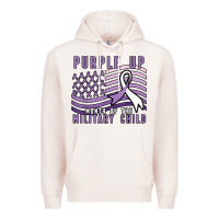 Pale Pink purple up month of the military child Premium Hoodie - linhVisuals