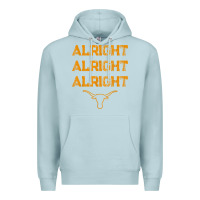Blue Mist texas pride state usa alright alright alright t shirt Premium Hoodie - linhVisuals