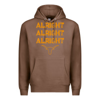 Chestnut texas pride state usa alright alright alright t shirt Premium Hoodie - linhVisuals