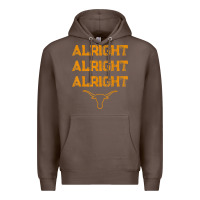 Coffee texas pride state usa alright alright alright t shirt Premium Hoodie - linhVisuals