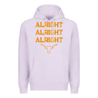 Lilac texas pride state usa alright alright alright t shirt Premium Hoodie - linhVisuals