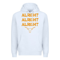 White texas pride state usa alright alright alright t shirt Premium Hoodie - linhVisuals