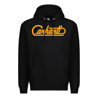 Black CARHARTT Premium Hoodie - linhVisuals
