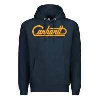 Navy CARHARTT Premium Hoodie - linhVisuals