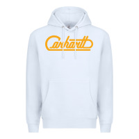 White CARHARTT Premium Hoodie - linhVisuals
