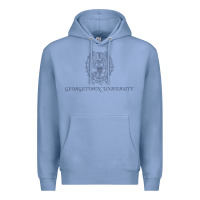 Colony Blue georgetown university Premium Hoodie - linhVisuals
