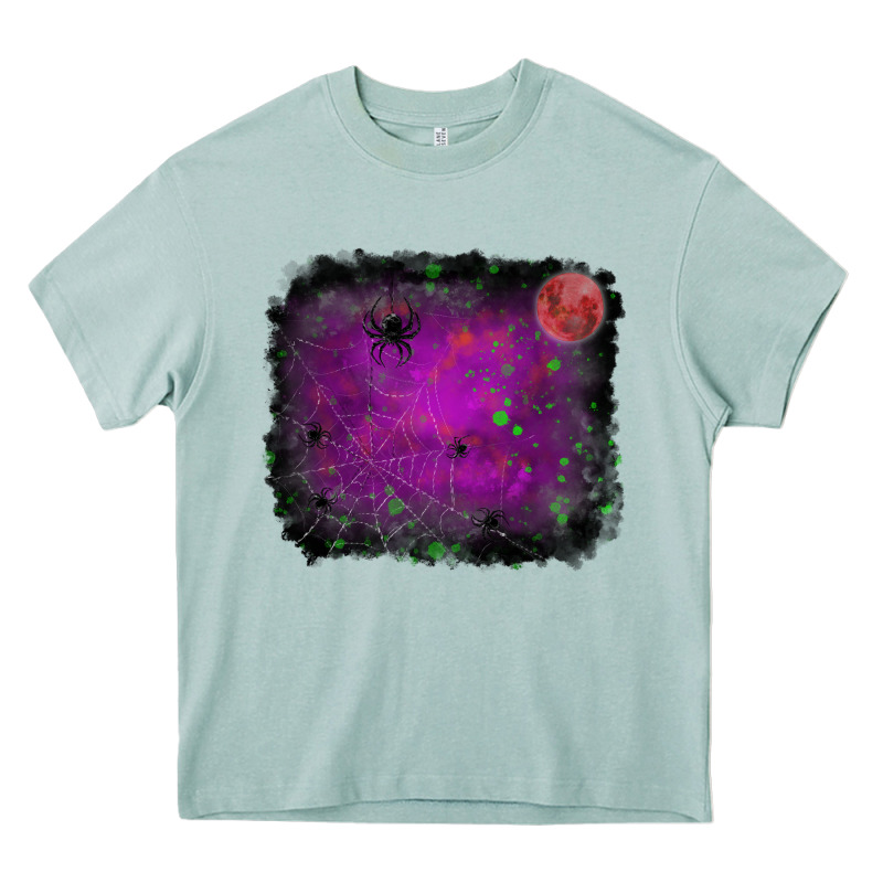Halloween Backround Moon Heavy Core Tee by RanaPortraitStore | Teevron