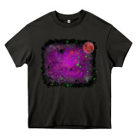 Asphalt halloween backround moon Heavy Core Tee - RanaPortraitStore