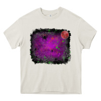 Cream halloween backround moon Heavy Core Tee - RanaPortraitStore
