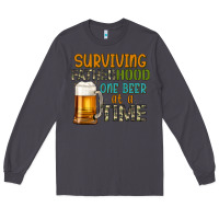 Smoke surviving fatherhood one beer at a  time Long Sleeve Tee - Artiststas