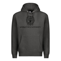 Charcoal Heather georgetown university Premium Hoodie - linhVisuals
