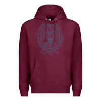 Burgundy georgetown university Premium Hoodie - linhVisuals