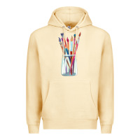 Pina Colada Paint Brushes Premium Hoodie - linhVisuals