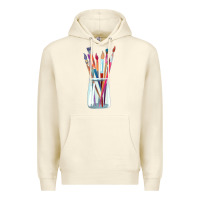 Sandshell Paint Brushes Premium Hoodie - linhVisuals