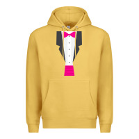 Antique Gold pink tux tuxedo Premium Hoodie - linhVisuals
