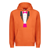 Carrot pink tux tuxedo Premium Hoodie - linhVisuals