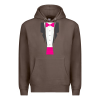 Coffee pink tux tuxedo Premium Hoodie - linhVisuals