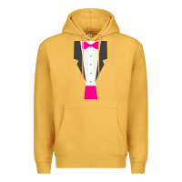 Mustard pink tux tuxedo Premium Hoodie - linhVisuals