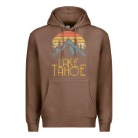 Chestnut vintage lake tahoe california nevada retro t shirt Premium Hoodie - linhVisuals