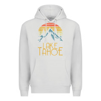 Dove Grey vintage lake tahoe california nevada retro t shirt Premium Hoodie - linhVisuals