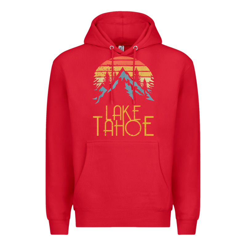 Vintage Lake Tahoe California Nevada Retro T Shirt Premium Hoodie by linhVisuals | Teevron
