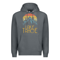 Rock vintage lake tahoe california nevada retro t shirt Premium Hoodie - linhVisuals