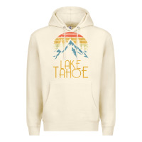 Sandshell vintage lake tahoe california nevada retro t shirt Premium Hoodie - linhVisuals