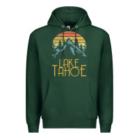 Sports Green vintage lake tahoe california nevada retro t shirt Premium Hoodie - linhVisuals