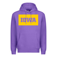 Purple University of Iowa, UIowa, Iowa, apparel Premium Hoodie - linhVisuals