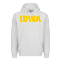 Dove Grey university of iowa, Apparel Premium Hoodie - linhVisuals