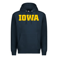 Navy university of iowa, Apparel Premium Hoodie - linhVisuals