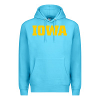 Ocean Blue university of iowa, Apparel Premium Hoodie - linhVisuals
