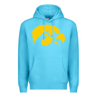Ocean Blue university of iowa athletics teams gear Premium Hoodie - linhVisuals