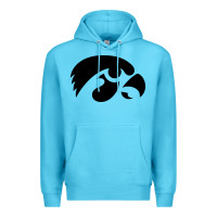 Ocean Blue university of iowa athletics teams gear Premium Hoodie - linhVisuals