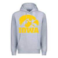 Heather Grey university of iowa athletics teams gear Premium Hoodie - linhVisuals