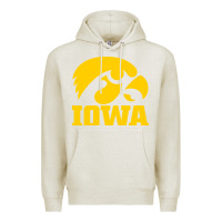Oatmeal Heather university of iowa athletics teams gear Premium Hoodie - linhVisuals