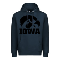 Navy university of iowa athletics teams gear Premium Hoodie - linhVisuals