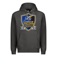 Charcoal Heather lehman college lightning Premium Hoodie - linhVisuals
