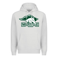 Dove Grey morrisville state college Premium Hoodie - linhVisuals