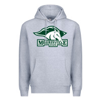 Heather Grey morrisville state college Premium Hoodie - linhVisuals