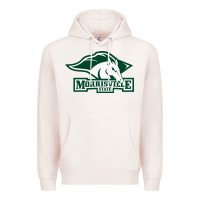 Pale Pink morrisville state college Premium Hoodie - linhVisuals