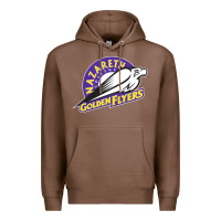 Chestnut nazareth college golden Premium Hoodie - linhVisuals