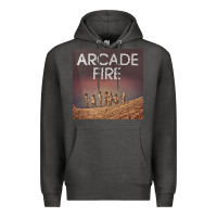 Charcoal Heather #arcade fire everything now tour 2022 Premium Hoodie - linhVisuals